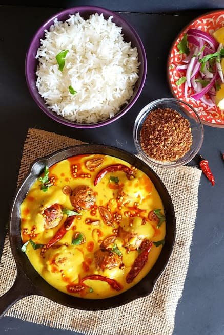 Kadhi Pakora + Rice